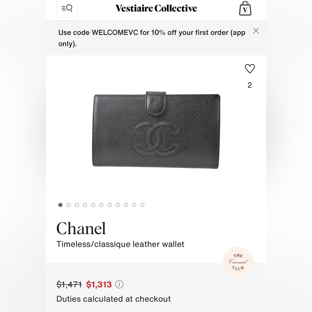❌SOLD❌ CHANEL Caviar Timeless CC French Wallet Black - AUTHENTIC - Picture 5 of 16